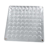 Acrylic Magnetic Seashell Display Box Multipurpose Travel Rhinestone Storage 64 Grids