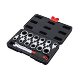 Ratchet Socket Wrench Set Easy Use Interchangeable Head for Automobile Truck