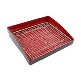 Maxbell Drain Tray for Fried Food Fried Chicken Draining Rack for BBQ Frying Parties 30 cm x 25 cm x 7 cm