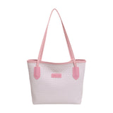 Maxbell Women Shoulder Bag Female Large Capacity Tote Bag for Travel Business Summer Pink