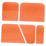 Maxbell 5x Generic PPF Squeegees TPU Squeegees for Mirror Paint Protection Film Orange