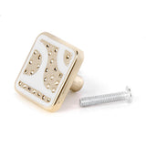 Maxbell 3x Zinc Alloy Rhinestone Cupboard Cabinet Drawer Door Pull Handle Knob Decor DIY