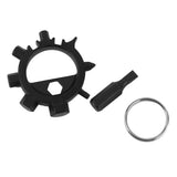 Maxbell Outdoor Octopus Shape Multifunction Screwdriver Wrenches Bottle Opener Black