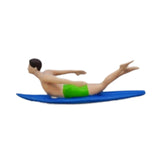 Maxbell 1/64 Miniature Surfing Figure Collectibles Layout Props Painted Beach Surfer Style B