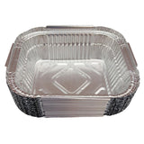 Aluminum Pans Disposable Foil Pans Tin Foil Pans for Cooking 20Pcs_410ml