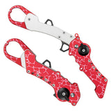 Maxbell Fish Lip Gripper Clip Fishing Lip Gripper fold Hand Fish Grabber Tool red - Aladdin Shoppers