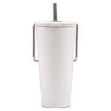 Maxbell Stainless Steel Insulated Cup Practical Tea Coffee Mug for Travel Office Bar White