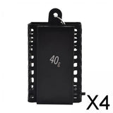 Maxbell 4xFishing Cage Feeder Outdoor Tools Fishing Lure Cage for Prawn Lobster Minnow 40g