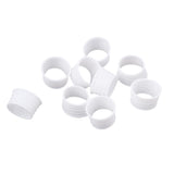 Maxbell Maxbell 10 Pack Tennis Racquet Grip Ring Sweat Absorbing Badminton Grip Band White