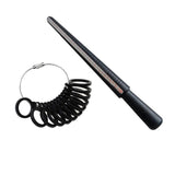 Maxbell Plastic Finger Ring Sizer Mandrel Stick Gauge Jewellery Tool for US UK Size
