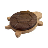 Wooden Turtle Coaster Tabletop Decorations Table Coaster for Cafe Bar Teapot