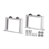 Maxbell 2Pcs Air Conditioner Rack Elevated Ground Mount Base for Office Outdoor Home