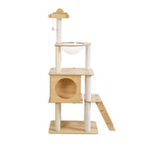 Maxbell Maxbell Cat Tree Towers Kitty Interactive Toy Wood Perch Climbing Stand Kitten House With Capsule