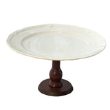 Maxbell Cake Stand Portable Pastry Serving Tray for Dining Room Countertop Household 27x27x15 cm