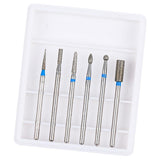 Maxbell Maxbell 6pcs Carbide Electric Nail Art Filing Drill Bits Grinding Polishing Head 10