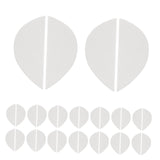 Maxbell 16Pairs Heel Plates Non Slip Shoe Pads Shoe Sole for Sneakers Leather Shoes White