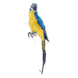 2cs Realistic Macaw Parrot Artificial Feather Bird Animal Ornament Toys