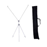 Maxbell Poster Stand for Display Advertising Sign Holder for Trade Mall Wedding Sign Silver Rod