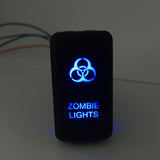 Maxbell 3xPush Switch Blue LED Zombie Light Bar For    Landcruiser 100 Series