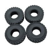 Maxbell 4Pcs RC Crawler Tires for 1/16 Cars Wear Resistant Rubber Tyre Set Parts Accs