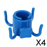 Maxbell 4xBeach Umbrella Hanging Hook Holder Adjustable for Towels Camping Beach blue