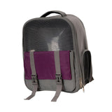 Portable Pet Cat Carrier Backpack Mesh Window Adjustable Shoulder Strap Dark Gray - Aladdin Shoppers