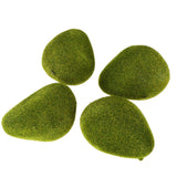 Maxbell 16x Moss Ball Decorative Stone Artificial Flocking Garden Plant Vase Filler