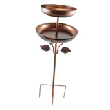 Maxbell Bird Bath Large Capacity Gifts Bird Feeder for Outdoors Bird Lovers Children Height 85 cm