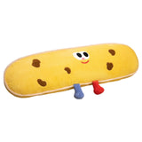 Maxbell Funny Throw Pillow Decorative Food Plush Toy Chair Gift Soft Stuffed Cushion Yellow Cookies 60cm