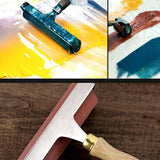 Maxbell Hard Rubber Roller Print Ink For Printmaking Stamping Gluing Art Craft Tool - Aladdin Shoppers