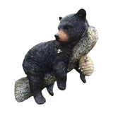 Maxbell Bear Cub Tree Hugger Statue Tree Face Decor Funny Bear on A Tree