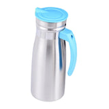 Maxbell 1000ml Stainless Steel Iced Tea Juice Pitcher for Restaurant Sturdy 8.5x23cm Blue