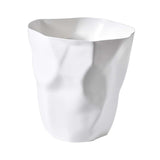 Maxbell Small Trash Can Round Simple Rubbish Can for Living Room Laundry Room Office 26cmx27cm