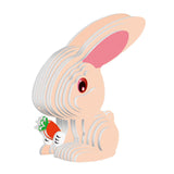 Maxbell 3D Paper Puzzle Montessori Shape Matching Puzzle Preschool Kindergarten rabbit