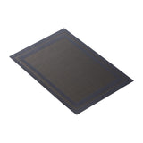 Maxbell Placemat Washable Heat Resistant Non Slip Place Mat for Kitchen Dinner Hotel Black