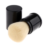 Maxbell Maxbell Retractable Kabuki Travel Foundation Brush for Blush, Bronzer & Powder White