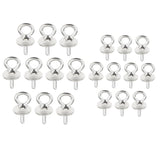 Maxbell 20Pieces Sterling Silver Pendant Clasp Pearl Bail Eye Pins Connectors Supply - Aladdin Shoppers