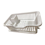 Maxbell Dish Rack Lightweight Versatile Storage Shelf for Dishes for Counter Cabinet White