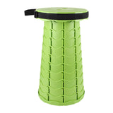 Maxbell Folding Seat Adjustable Portable Telescoping Seat for Indoor Camping Fishing Green