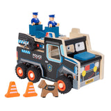 Maxbell Assembly Police Car Screw Toy Sensory Toy for 3-6 Years Children Travel Home