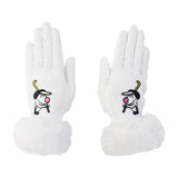 1 Pair of Golf Gloves Winter Training Gloves Mitts for Fishing Biking Hiking White 20