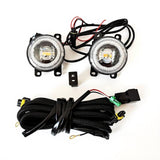 Fog Lights Assembly, Front light-emitting diode DRL, for Mitsubishi Voyager 2016-2021, High Brightness, Waterproof, Vibration Resistant White Dual-light lens set