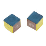 Maxbell 2 Pieces Cubes Pool Cue Tip Table Chalk Snooker Billiard Accessories Blue - Aladdin Shoppers