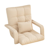 Maxbell Japanese Style 6-Level Adjustable Folding Sofa Chair Tatami Cushion E