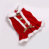 Maxbell Maxbell Christmas Costume Coat Clothes Skirt Dress for Pets Dogs Dog Christmas L