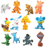 Maxbell The Twelve Zodiac Plastic Animals Kids Toy