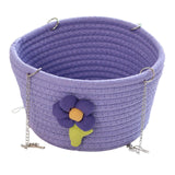 Maxbell Small Pet Hammock Comfortable Pet House Hanging Bed for Home Use Yard Garden Purple
