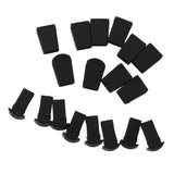 Maxbell 10x10pcs Zipper Pulls Cord Rope Paracord Ends Lock Split Buckles