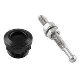 Maxbell 24x22mm Push Button Quick Release Bonnet Hood Pins Lock Latch Universal Black