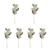 6Pcs Christmas Simulated Tree Branches Party Ornament for Garlands Decor DIY